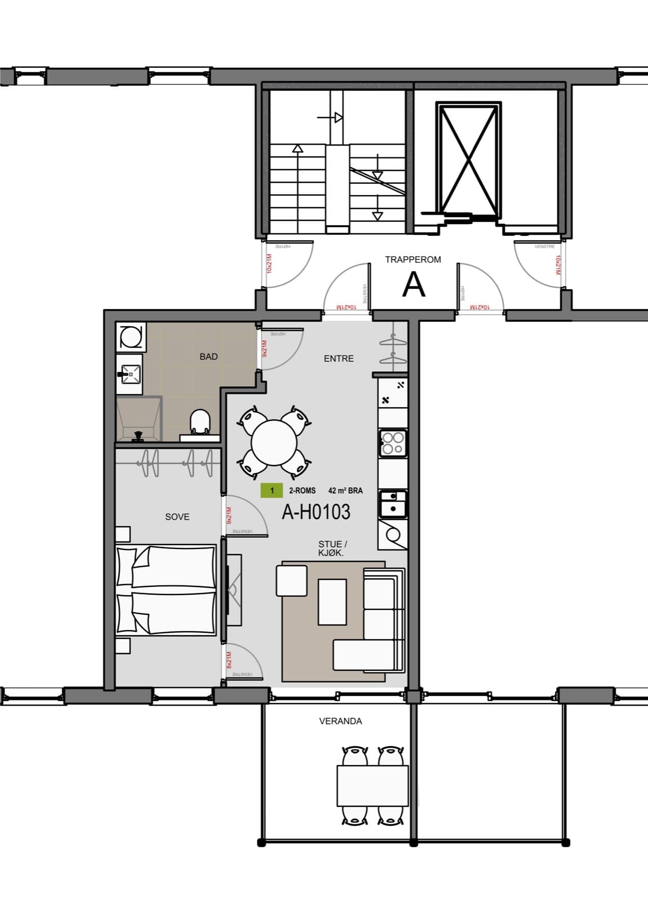 Planteikning for H0103