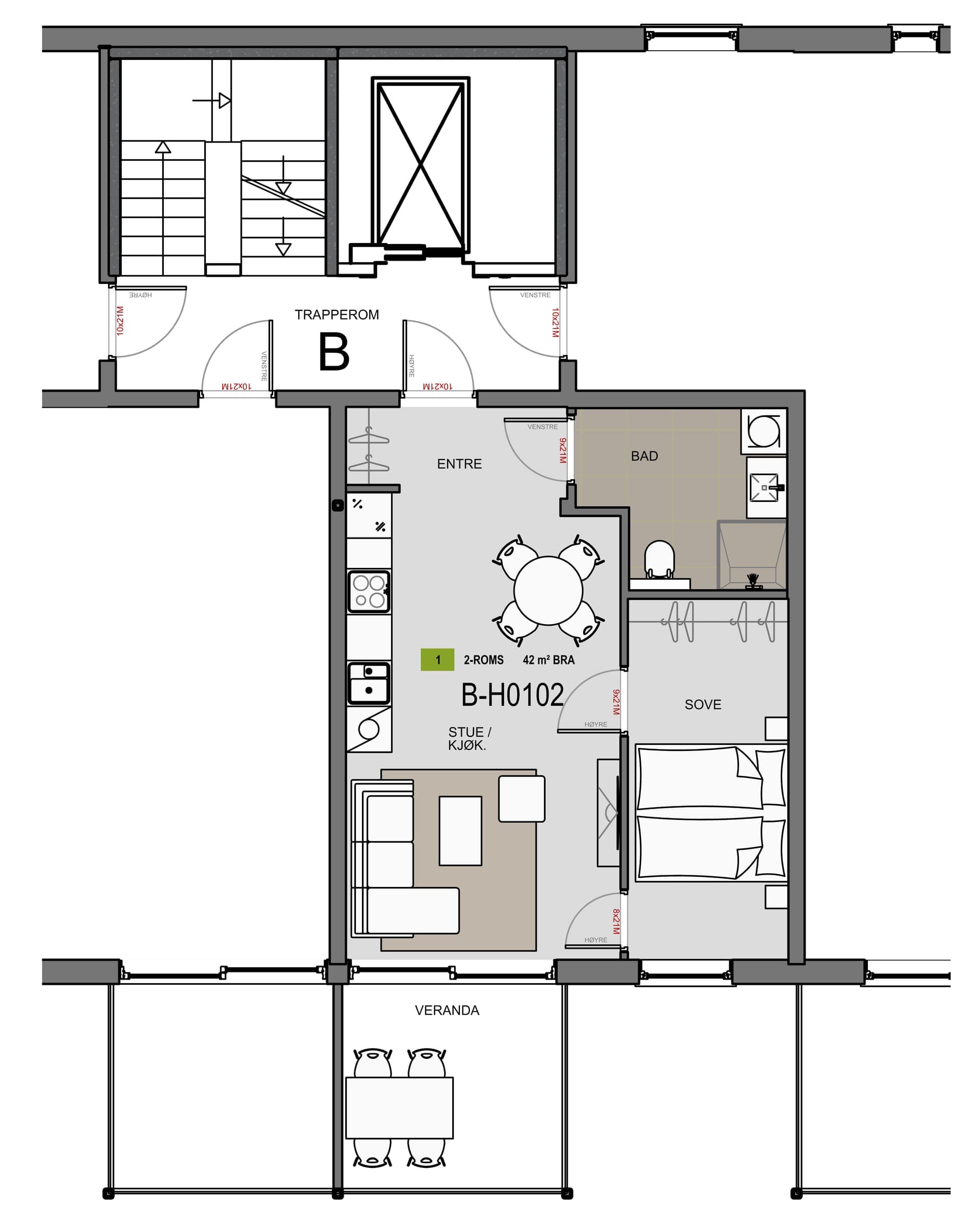 Planteikning for H0102
