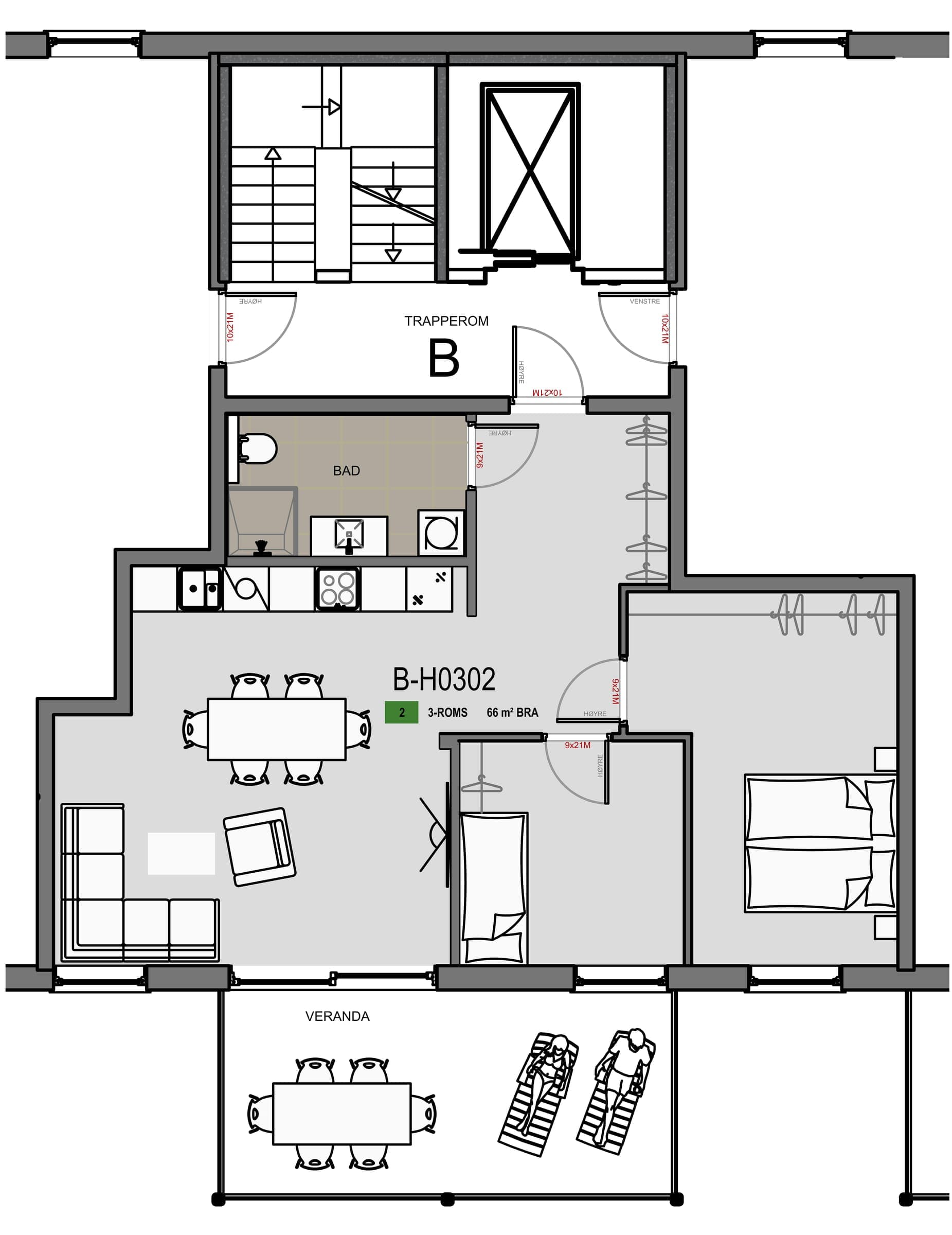 Planteikning for H0302
