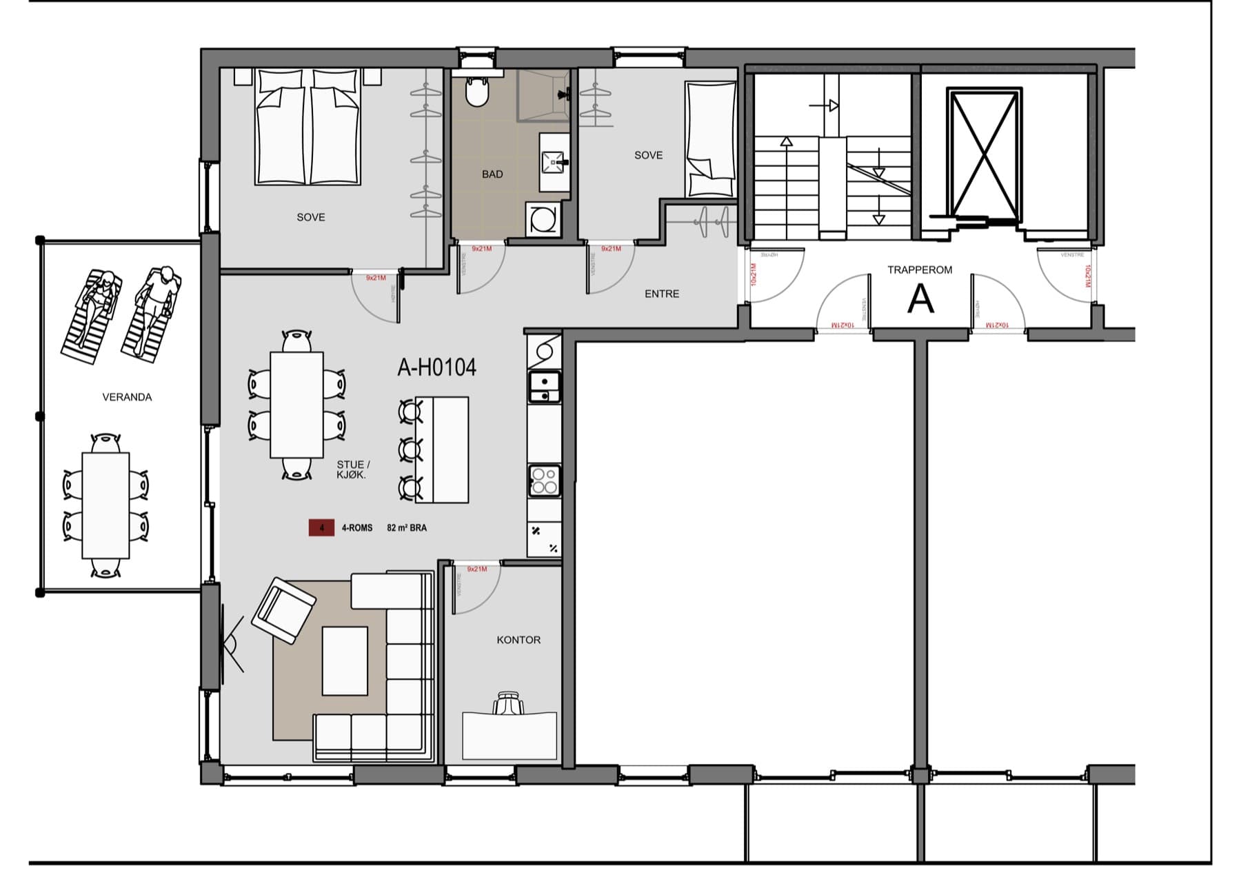 Planteikning for H0104